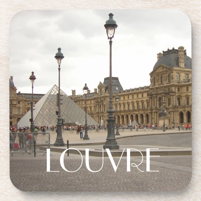 Dessous-de-verre Louvre. Paris, France (Devant)