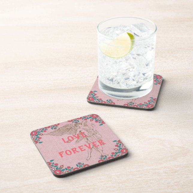 Dessous-de-verre Love Forever Beverage Coaster (Côté Droit)