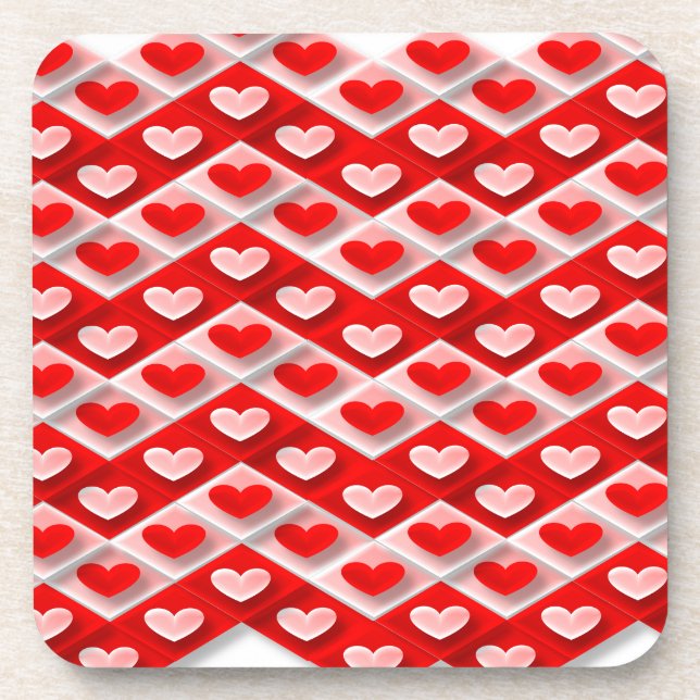 Dessous-de-verre Love Heart Motif (Devant)