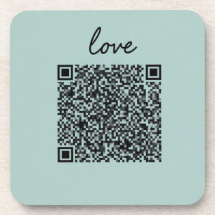 Dessous-de-verre Love QR Code