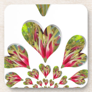 Dessous-de-verre Lovely Hearts Humanitarian Day Le monde a besoin d