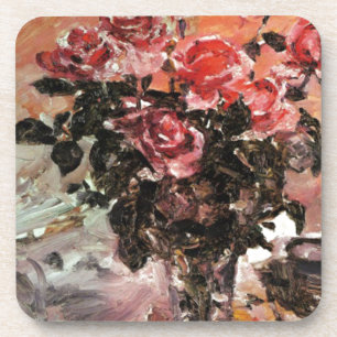Dessous-de-verre Lovis Corinth roses roses-1924 fleurs