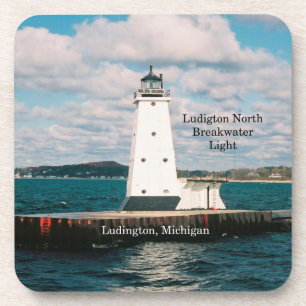 Dessous-de-verre Ludington North Breakwater Light 6 dessous de verr