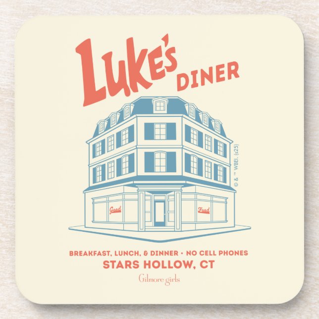 Dessous-de-verre Luke’s Diner Stars Hollow Design (Devant)
