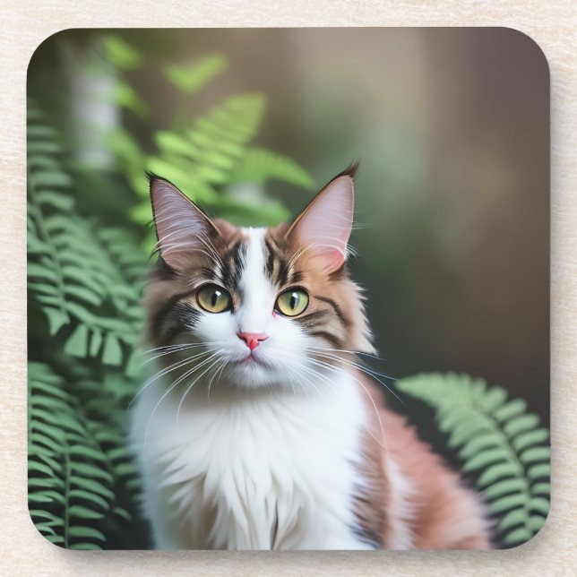 Dessous-de-verre Lulu Le Chat De Ragdoll, (Devant)
