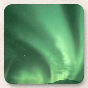 Dessous-de-verre Lumières du Nord, Aurora borealis, au-dessus des 