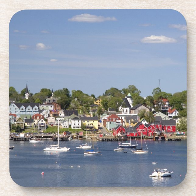Dessous-de-verre Lunenberg, Nouvelle-Écosse, Canada. 2 (Devant)