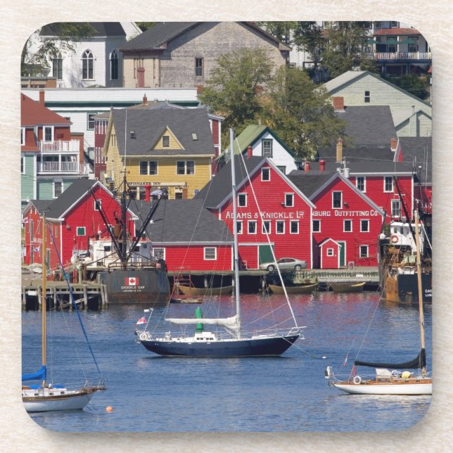 Dessous-de-verre Lunenberg, Nouvelle-Écosse, Canada. 3 (Devant)