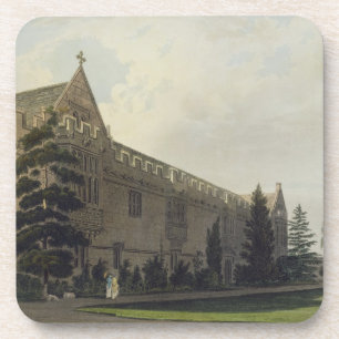 Dessous-de-verre L'université de St John vue du jardin, illustrat