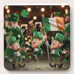 Dessous-de-verre Lutins chanceux saint Patrick