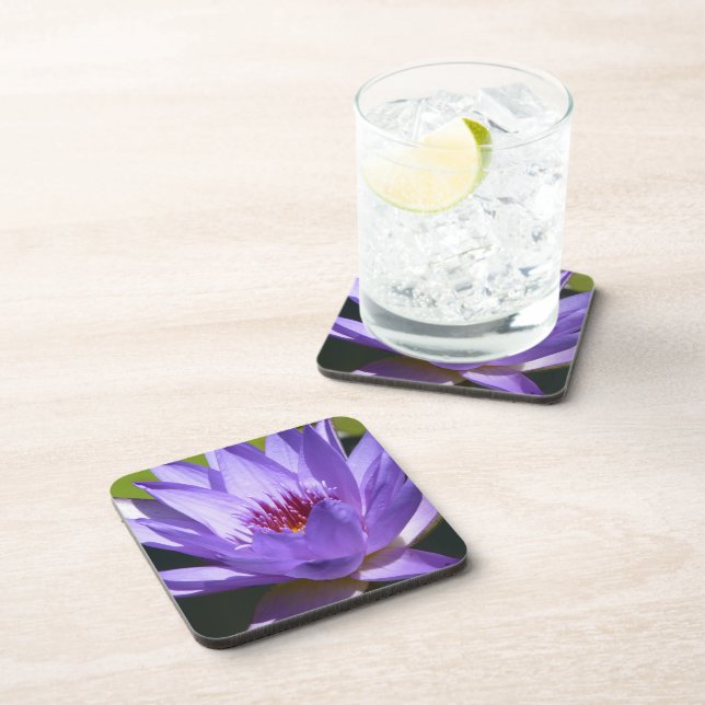 Dessous-de-verre Lys d'eau violet (Côté Droit)