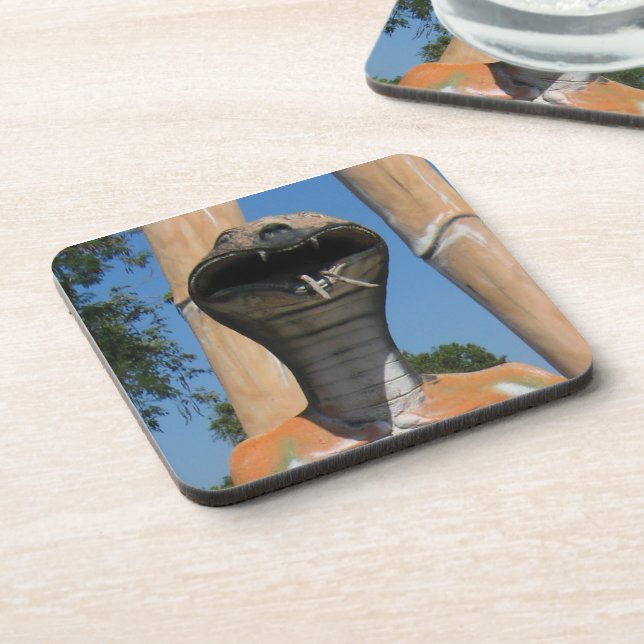 Dessous-de-verre M. Snake AKA Cobra Head ... Enfer bouddhiste (Côté gauche)