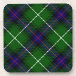 Dessous-de-verre MacDonald tartan bleu vert plaid