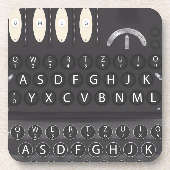 Dessous-de-verre Machine Enigma (Devant)