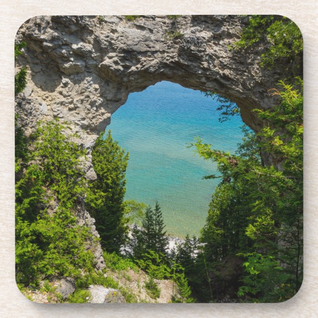 Dessous-de-verre Mackinacs Arch Rock (Devant)