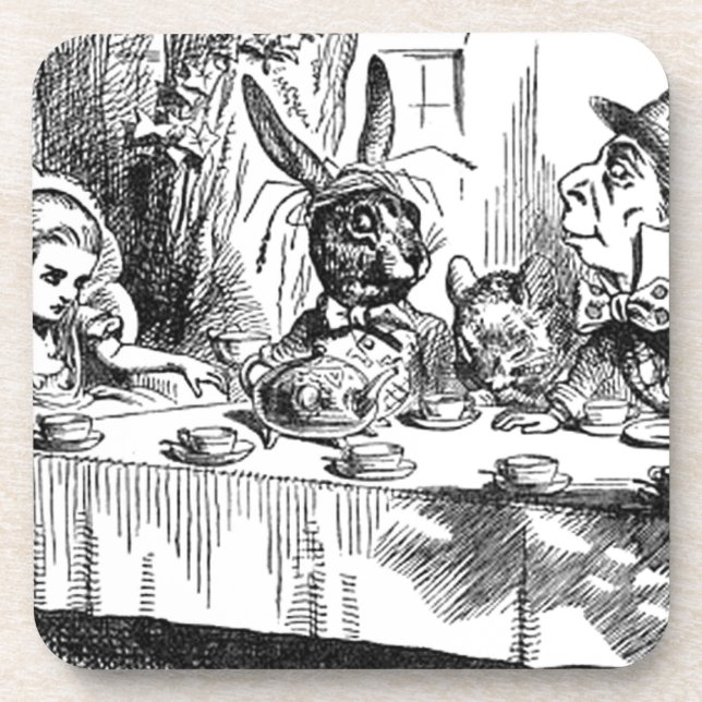 Dessous-de-verre Mad Hatter (Devant)