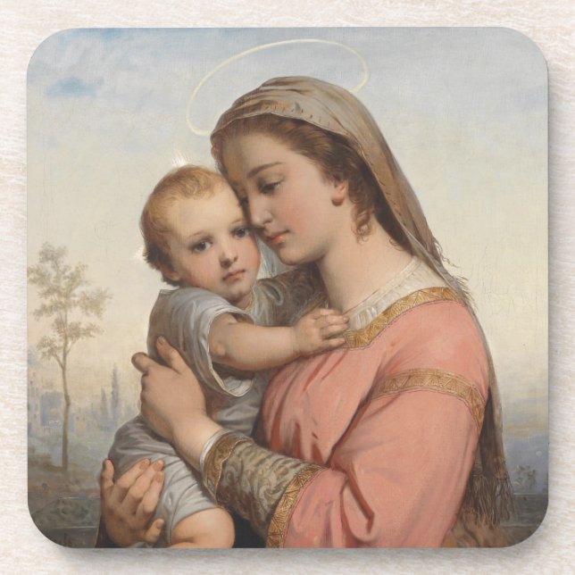 Dessous-de-verre Madone et Enfant (Devant)