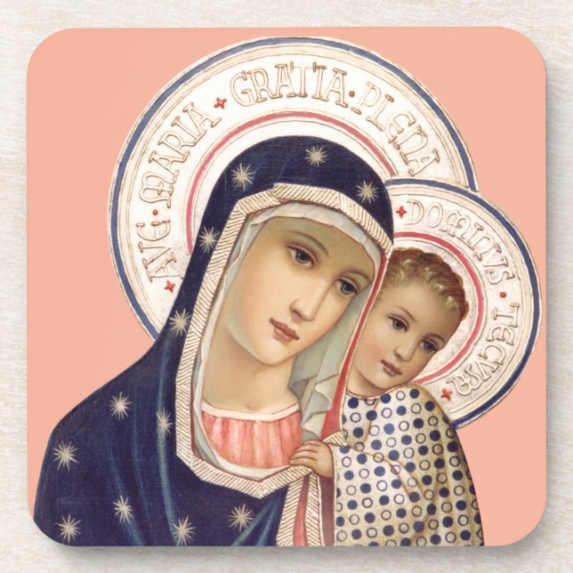 Dessous-de-verre Madone et Enfant (Devant)