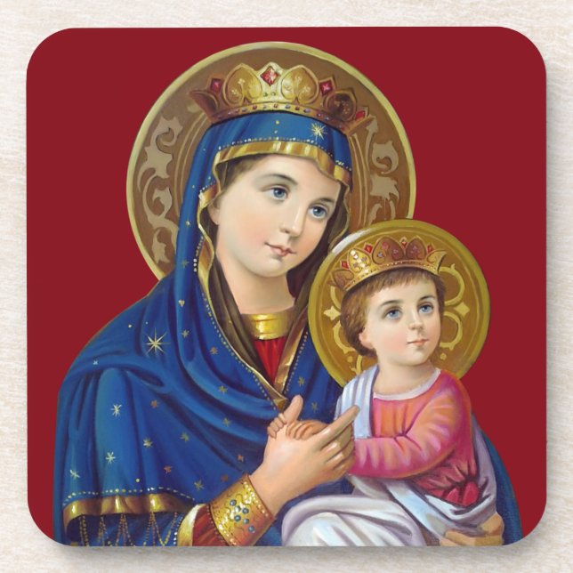 Dessous-de-verre Madone et Enfant (Devant)