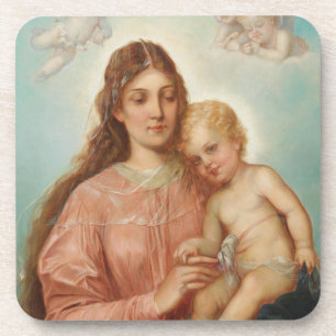 Dessous-de-verre Madone et Enfant