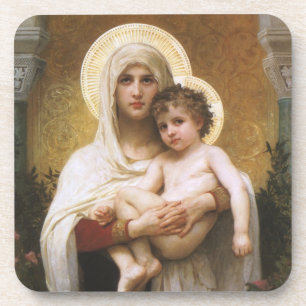 Dessous-de-verre Madonna des Roses par Bouguereau