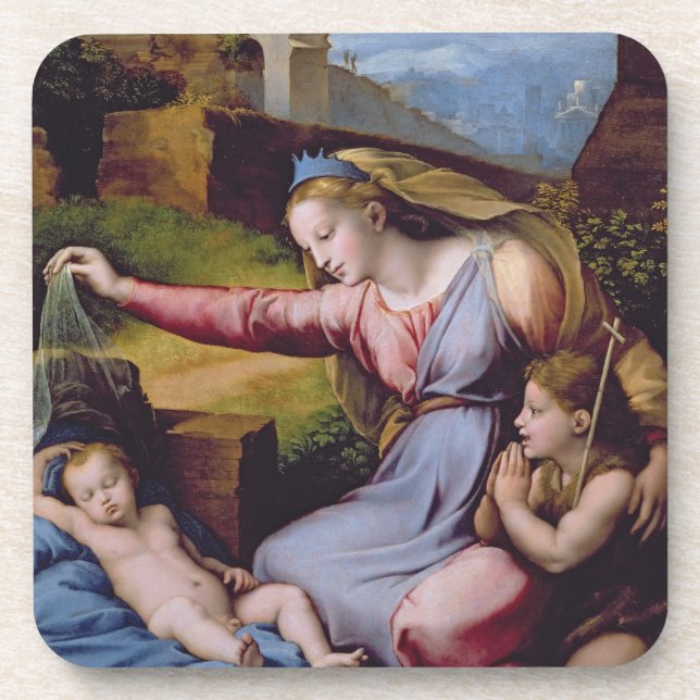 Dessous-de-verre Madonna du diadème bleu ou Madonna de t (Devant)