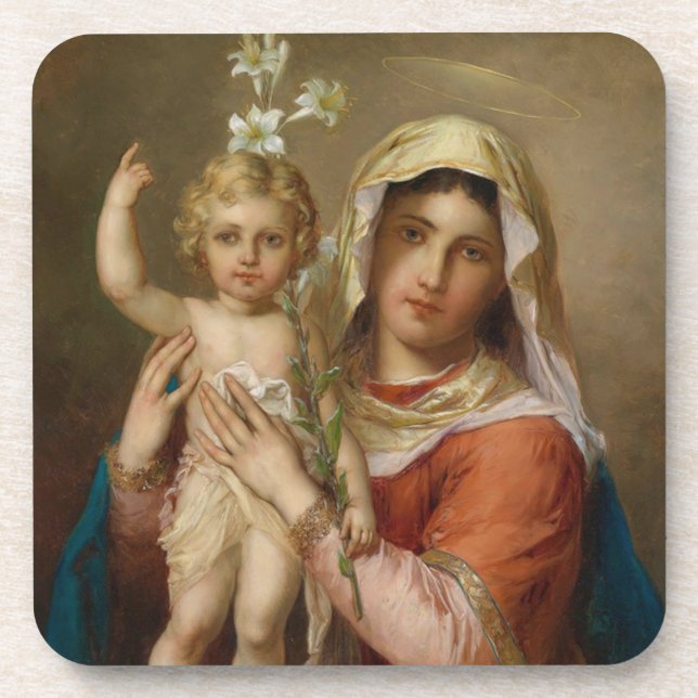 Dessous-de-verre Madonna et l'enfant (Devant)
