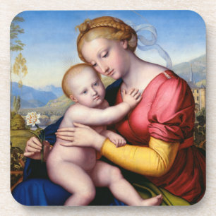 Dessous-de-verre Madonna et l'enfant