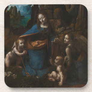 Dessous-de-verre Madonna of the Rocks"Virgin Mary, baby Jesus, John