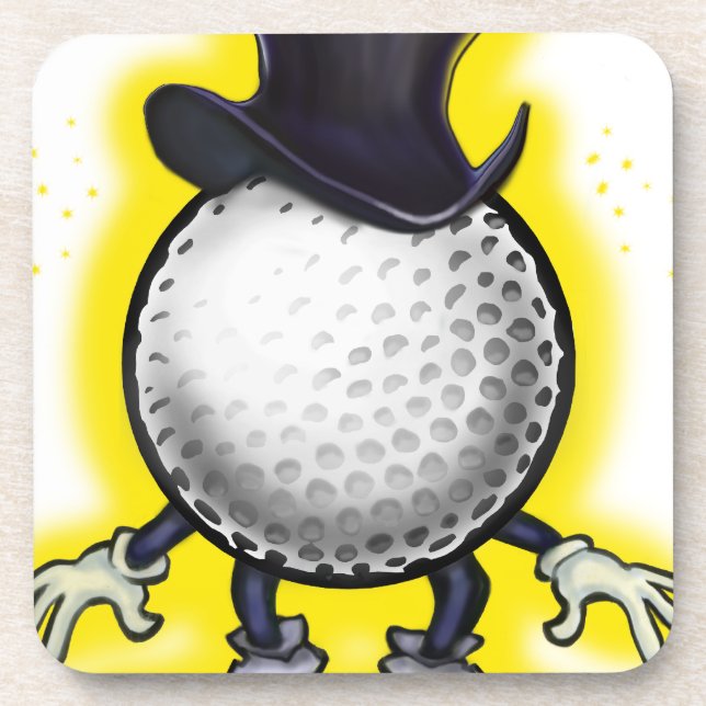 Dessous-de-verre Magicien de golf (Devant)