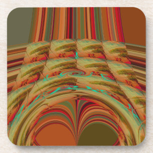 Dessous-de-verre Magnifique Africain traditionnel Golden Brown Moti