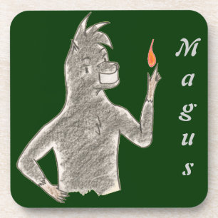 Dessous-de-verre Magus (avec nom)