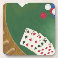 Main de Poker gagnante six à dix