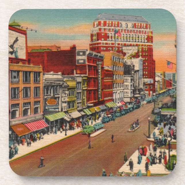Dessous-de-verre Main Street - Buffalo, NY Vintage (Devant)