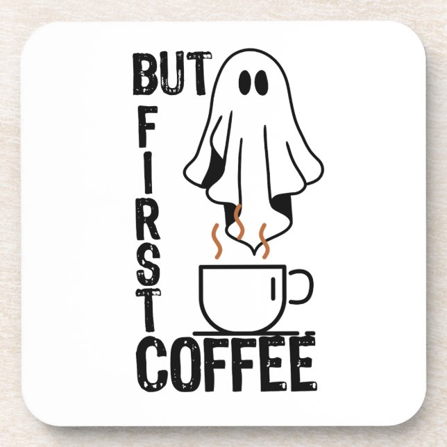 Dessous-de-verre Mais d'abord, Coffee.w (Devant)