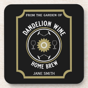 Dessous-de-verre Maison Brassé Dandelion Vin personnalisé