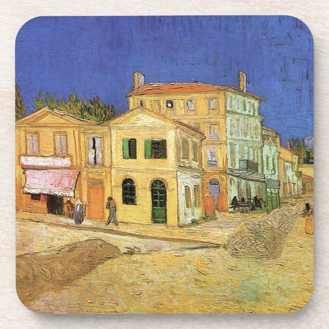 Dessous-de-verre Maison de Vincent à Arles par Vincent van Gogh (Devant)
