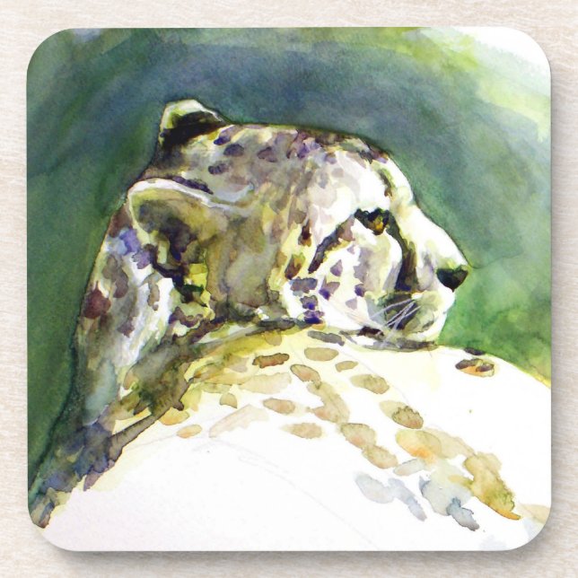 Dessous de verre Majestic Cheetah Cork (Devant)