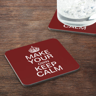 Dessous-de-verre Make Your Own Keep Calm and Carry On Coasters