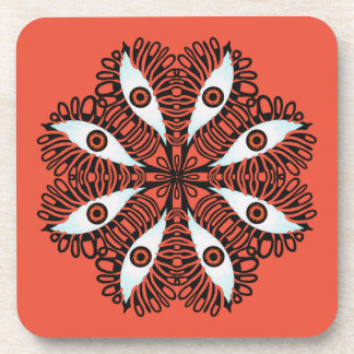 Dessous-de-verre Mal yeux bizarre roux trippy