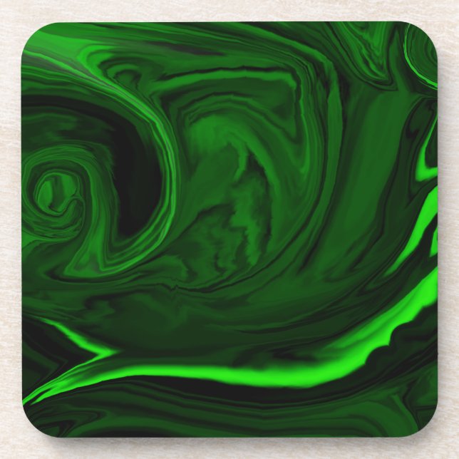 Dessous-de-verre malachite vert texture (Devant)
