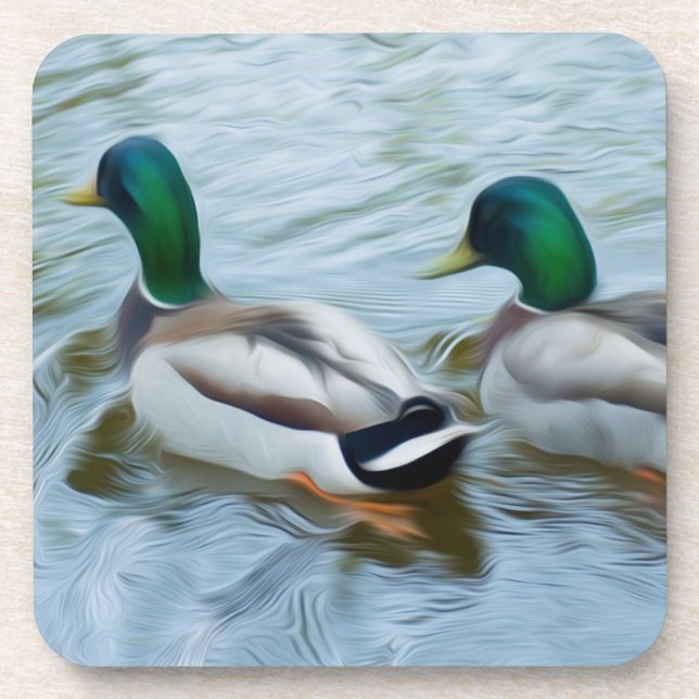 Dessous-de-verre Mallard Ducks (Devant)