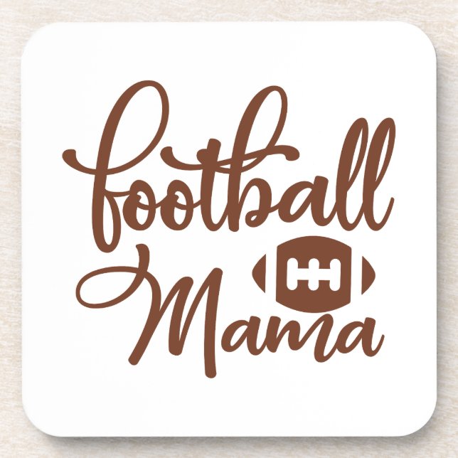 Dessous-de-verre Mama footballeuse (Devant)