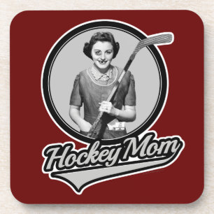 Dessous-de-verre Maman du hockey