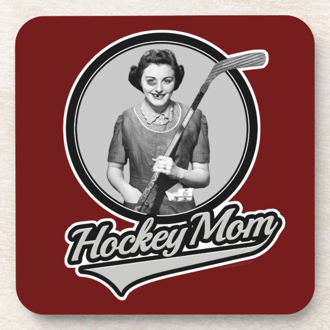 Dessous-de-verre Maman du hockey (Devant)