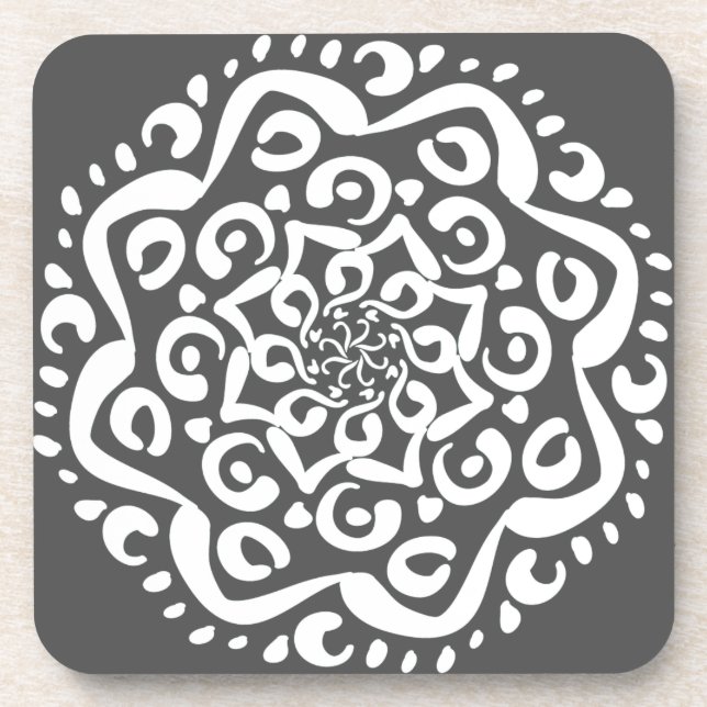 Dessous-de-verre Manatee Mandala (Devant)