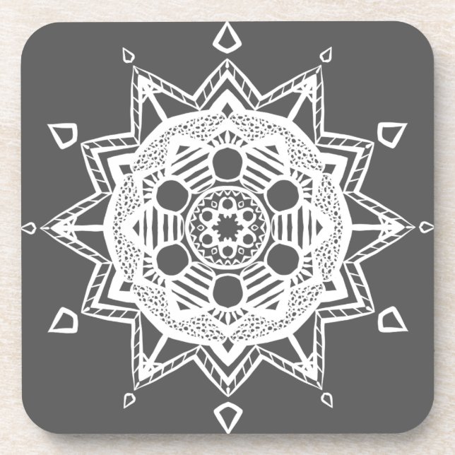 Dessous-de-verre Manatee Mandala (Devant)