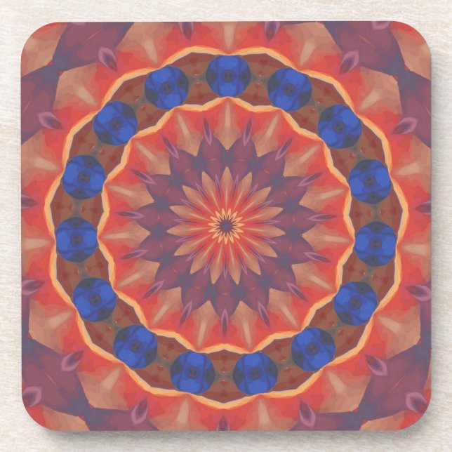 Dessous-de-verre Mandala de Diversités Infinies (Devant)