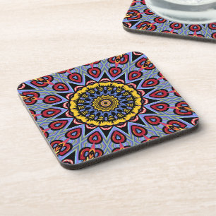 Dessous-de-verre Mandala Trippy Retro Hippie Boho Chic Bohème