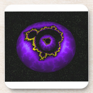Dessous-de-verre Mandelbrot Violet Dans Un Mandelbrot